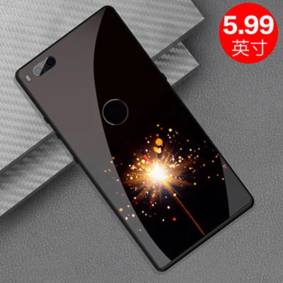 Чехол для Smartisan Nut 3 из окрашенного закаленного стекла+ Мягкая силиконовая задняя крышка для Smartisan Nut3 чехол fundas противоударный корпус - Цвет: A13