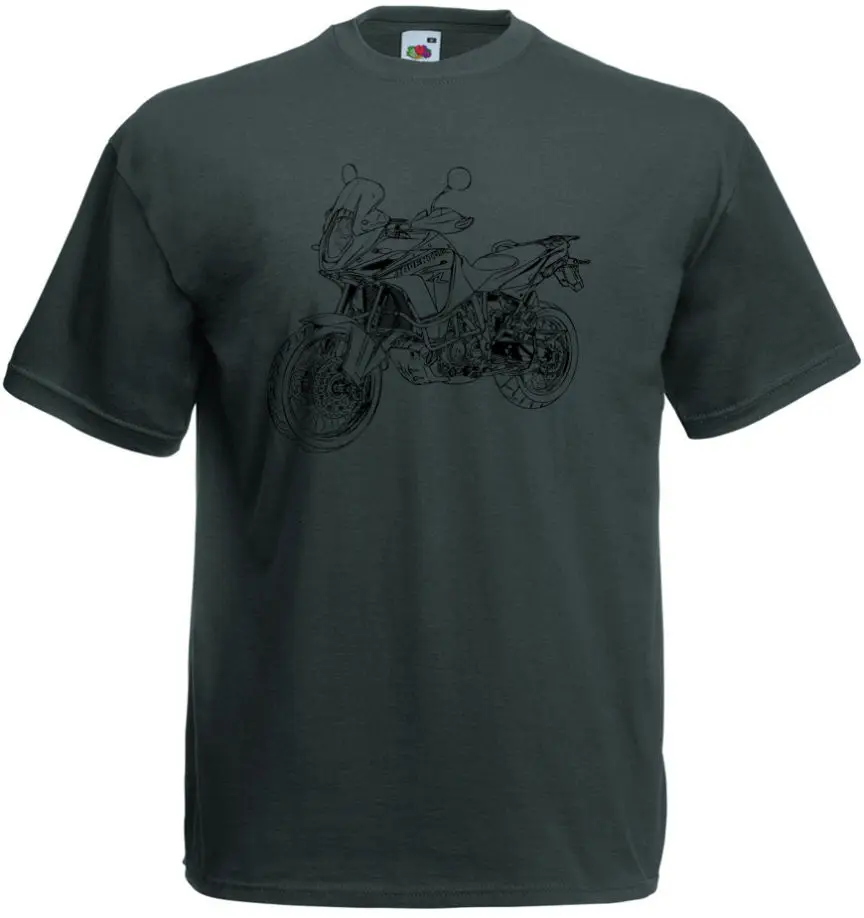 

2019 New Summer Men Hip Hop Tee Shirt T-Shirt Street Motorcycle Rally 1190 Adventure Slim T-shirt