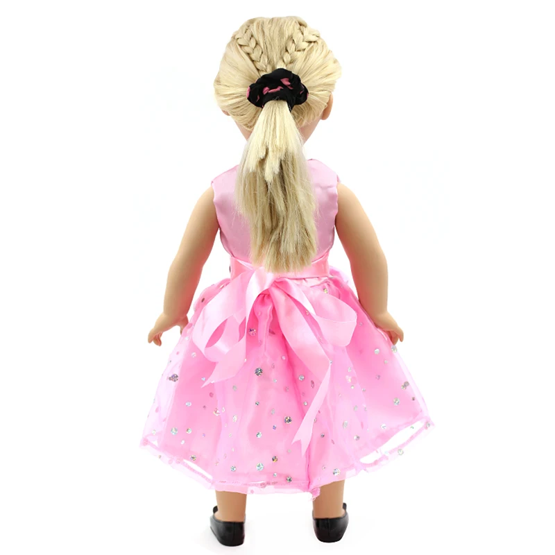 Free Shipping NEW American Girl Doll Clothes pink sleeveless dress Costume for 18 inch Dolls Baby Accessories | Игрушки и хобби