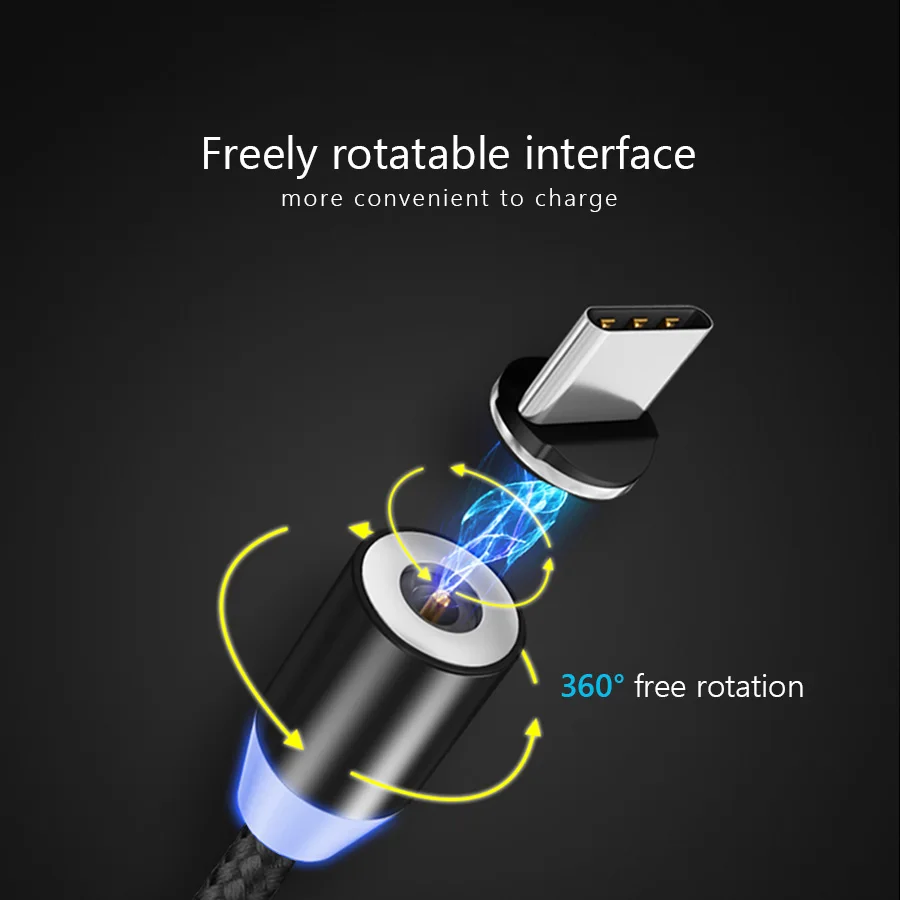 CBAOOO 1/2 м микро USB кабель Магнитный кабель для зарядного устройства для Xiaomi huawei Android кабели для мобильных телефонов мини USB кабель быстрое зарядное устройство