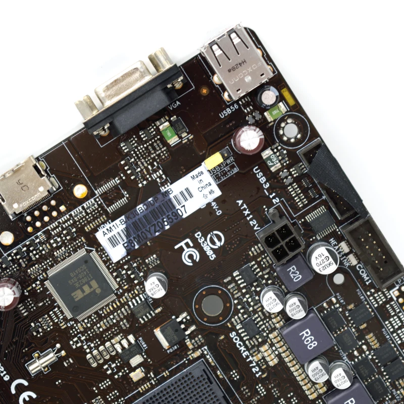 Для ASUS AM1I-B/K30BD/DP_MB mini 17*17 см AM1 ITX материнская плата доступна с x4 5150 оригинальная б/у материнская плата