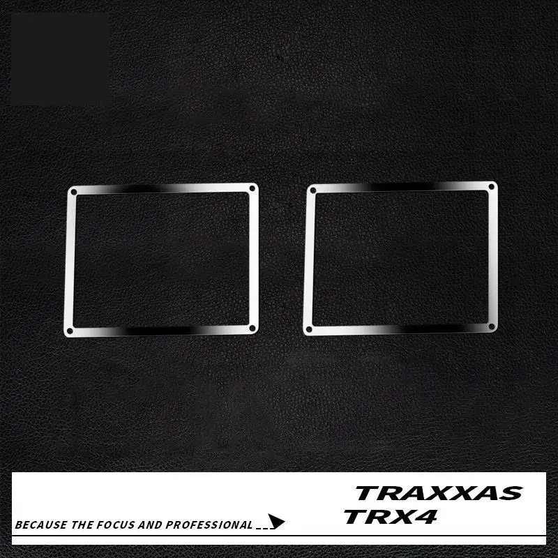 

8pcs Window Metal Frame Scratchproof Decorative Plates For 1/10 Rc Crawler Car Defender Traxxas Trx4 Window Frame Window Frame