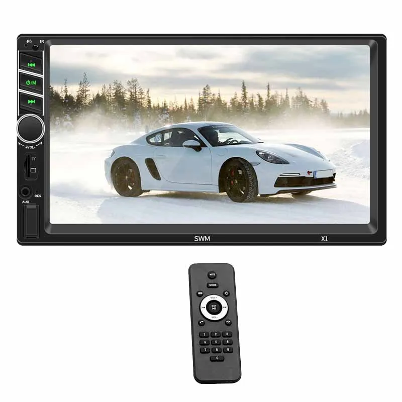 head unit 2 Din Автомагнитола " Емкостный сенсорный экран Зеркальное соединение HD MP5-плеер Bluetooth-гарнитура Handsfree A2DP USB SD Штатная магнитола PHYEE X1 - Цвет: head unit