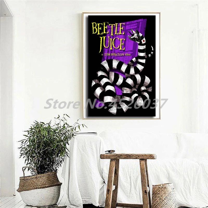 Картина из фильма Beetlejuice HD обои настенные художественные Холст Плакаты печатные