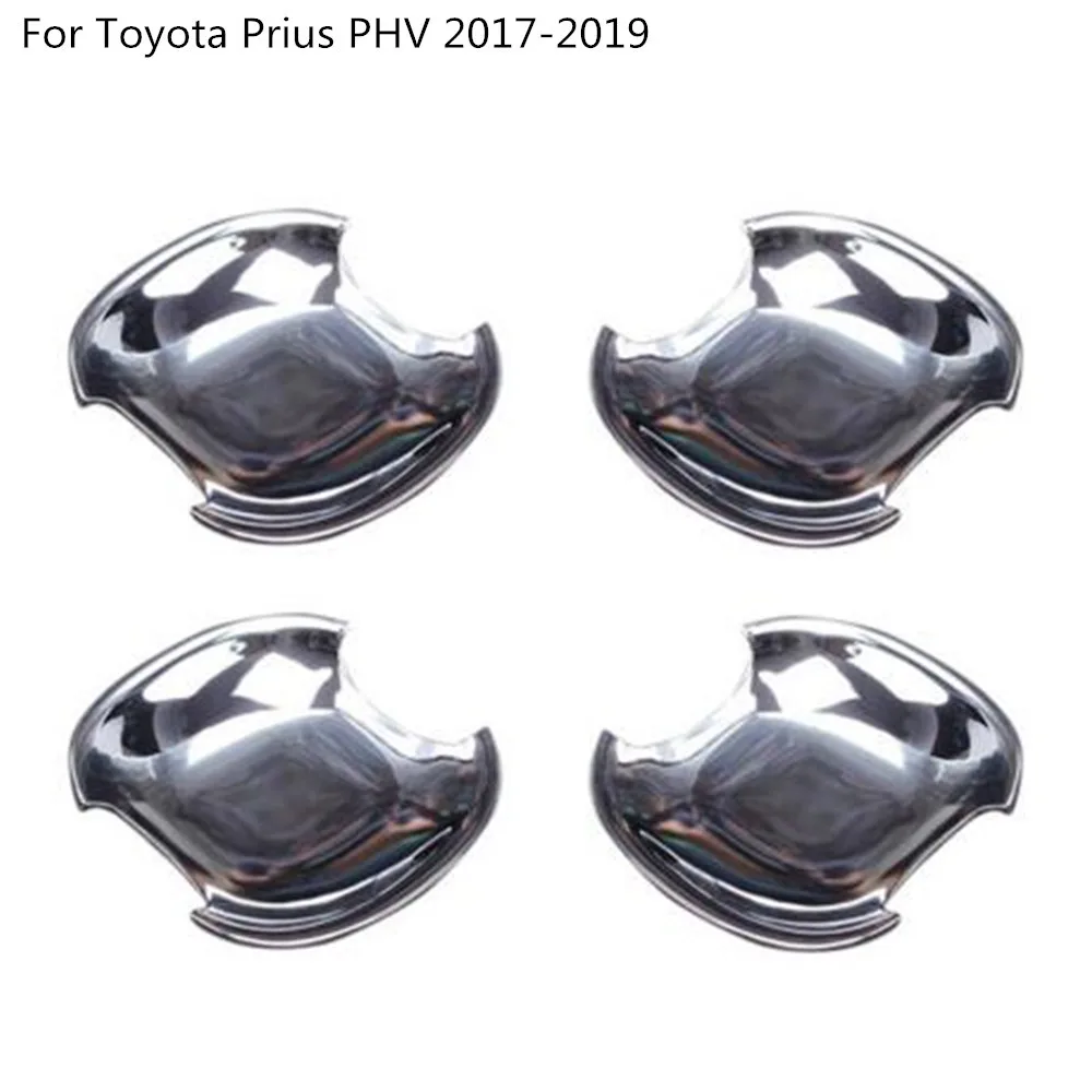 Крышка автомобиля детектор отделка ABS Хром Внешний Дверные ручки чаши рамка