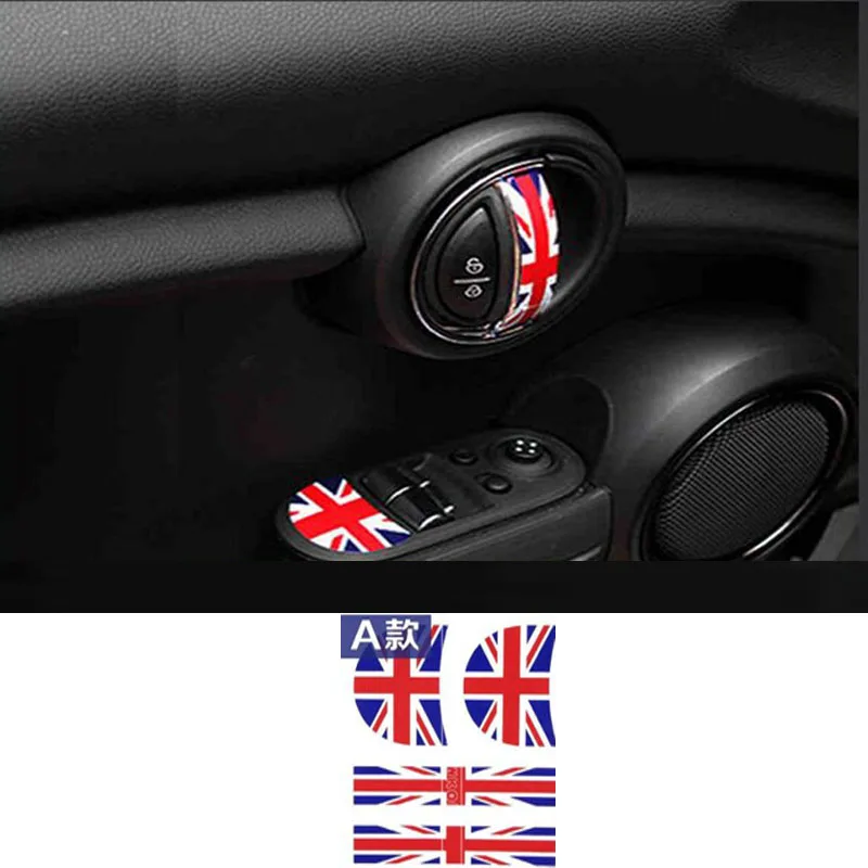 

4pcs/1 lot PVC 2014 F56 car handle stickerar car sticker for bmw mini