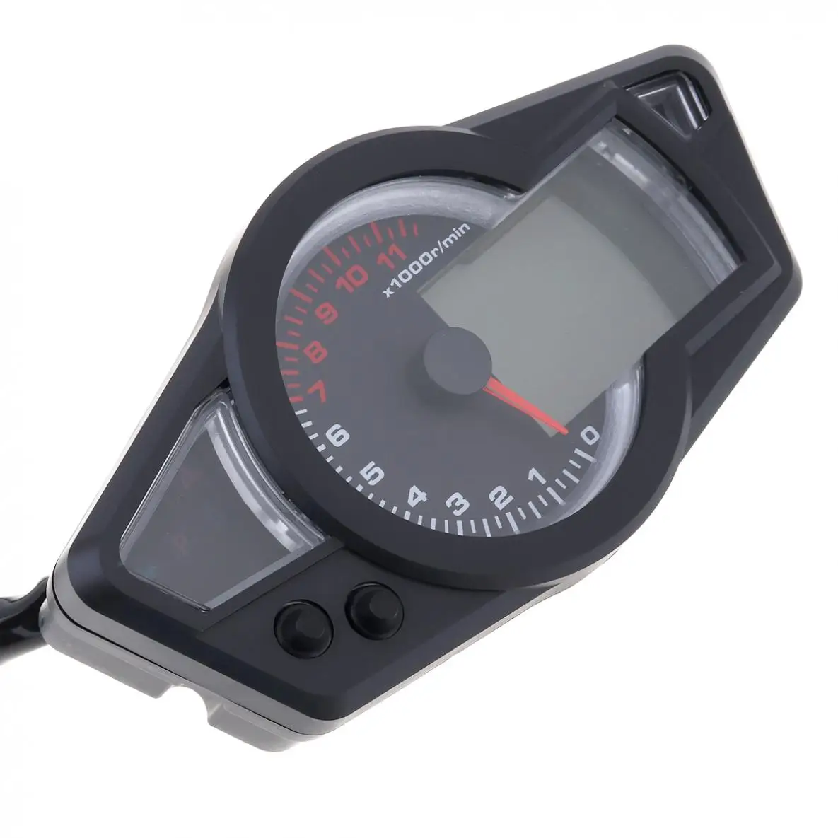 Universal Tachometer BLUE Full LCD Anti-Dazzle Display Screen Backlight Speedometer Odometer Motorcycle Instrument Panel | Автомобили и