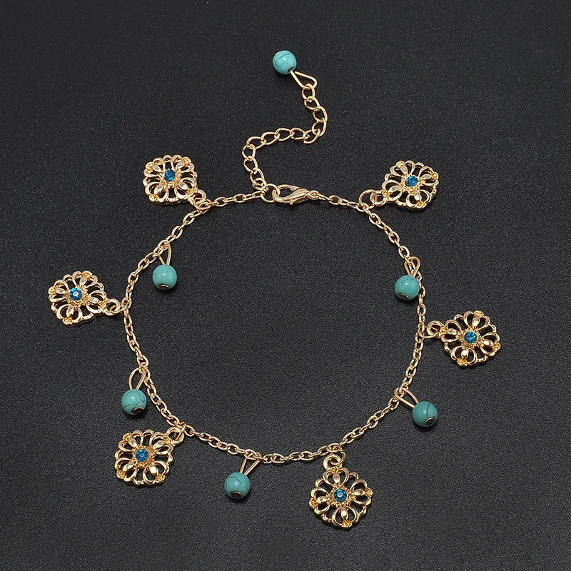 Комплект из 2 предметов с бисером и цветочным принтом для девочек кулон пляжные