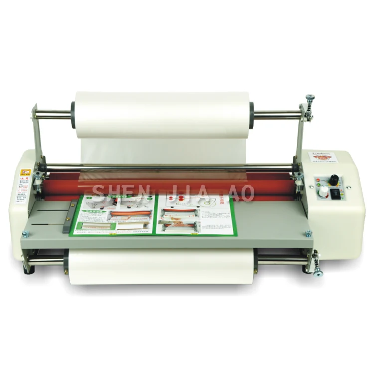 12th 8460T A2+ Laminator Hot Roll Laminating Machine 110V Double Side Roll Laminating Machine 4 rollers