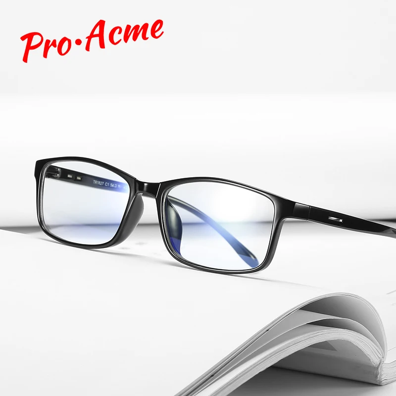 Pro Acme TR90, синий светильник, очки/унисекс, компьютерные очки/анти-синий светильник, блокирующие очки/защитные очки для игр, мужские PB1204