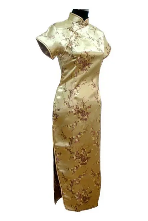 Благородный светильник голубой Традиционный китайский стиль Чонсам Mujere Vestido