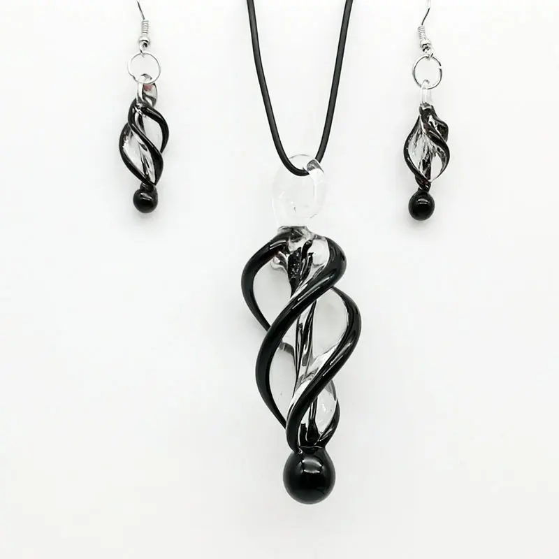 Новый ювелирный набор с бусинами комплект из 2 х дюймовых вертлюжных стеклянных