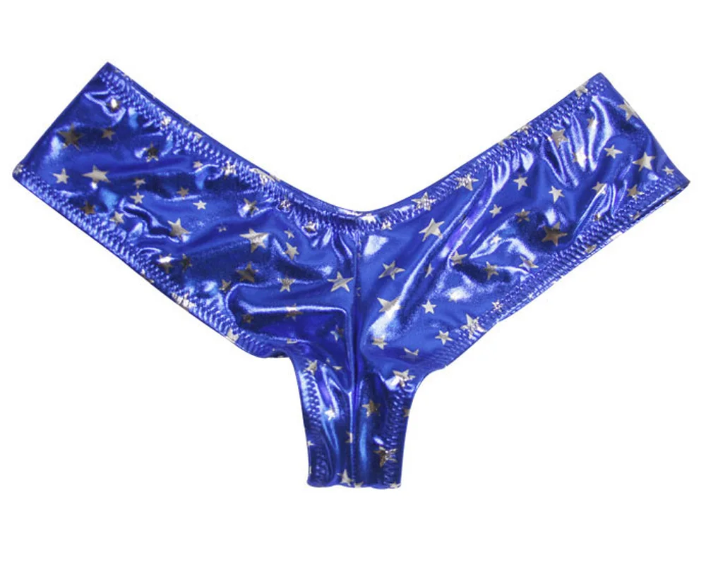 Женские шорты с принтом в виде голубых звезд Раздельный купальник новинка