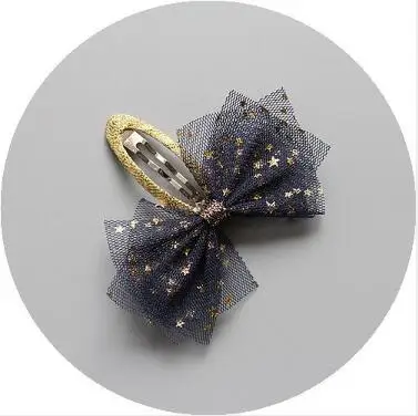 Black hair clips Новые милые детские заколки для волос красивые аксессуары для волос для девочек заколка для волос с бантом AS128 - Цвет: Black hair clips