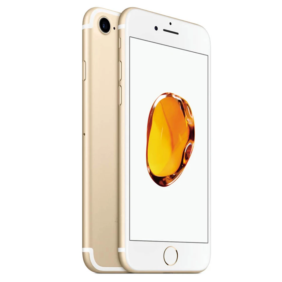 Разблокированный Apple iphone 7 LTE 32/128 ГБ/256 IOS 10 12.0MP 4G Камера Quad-Core отпечатков пальцев 12MP 2910mA iphone 7 сотовый телефон