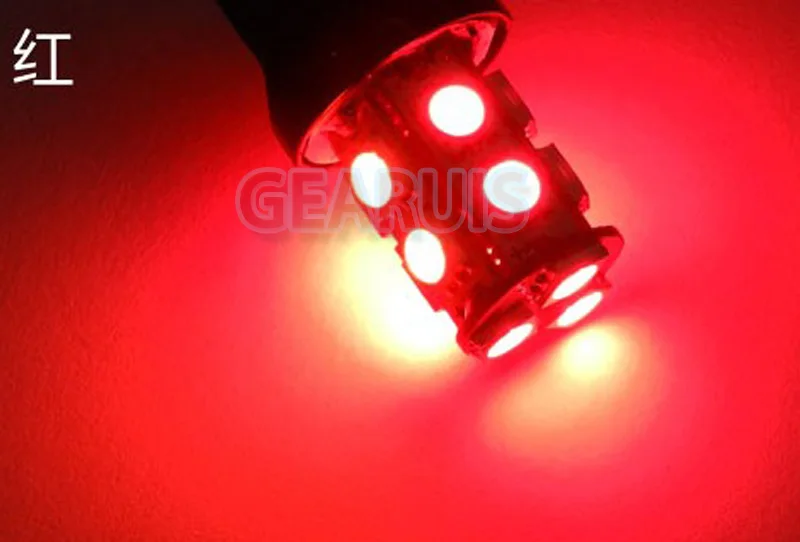 50X S25 1156 BA15S 13 SMD 5050 Автомобильная светодиодная лампа для сигнала поворота заднего