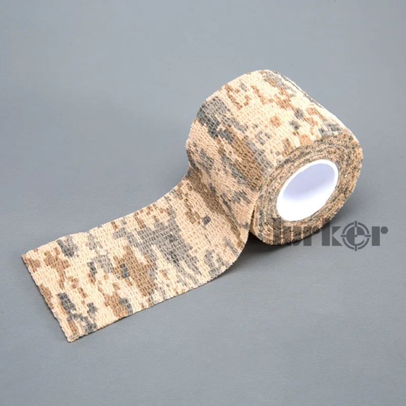 LK2-0001-6 5 см x 4,5 м армейский Камуфляжный наружный Маскировочный охотничий прочный Камуфляжный стелс-лента водонепроницаемая пленка для страйкбола прицел объектив камеры - Цвет: LK2-0001-6