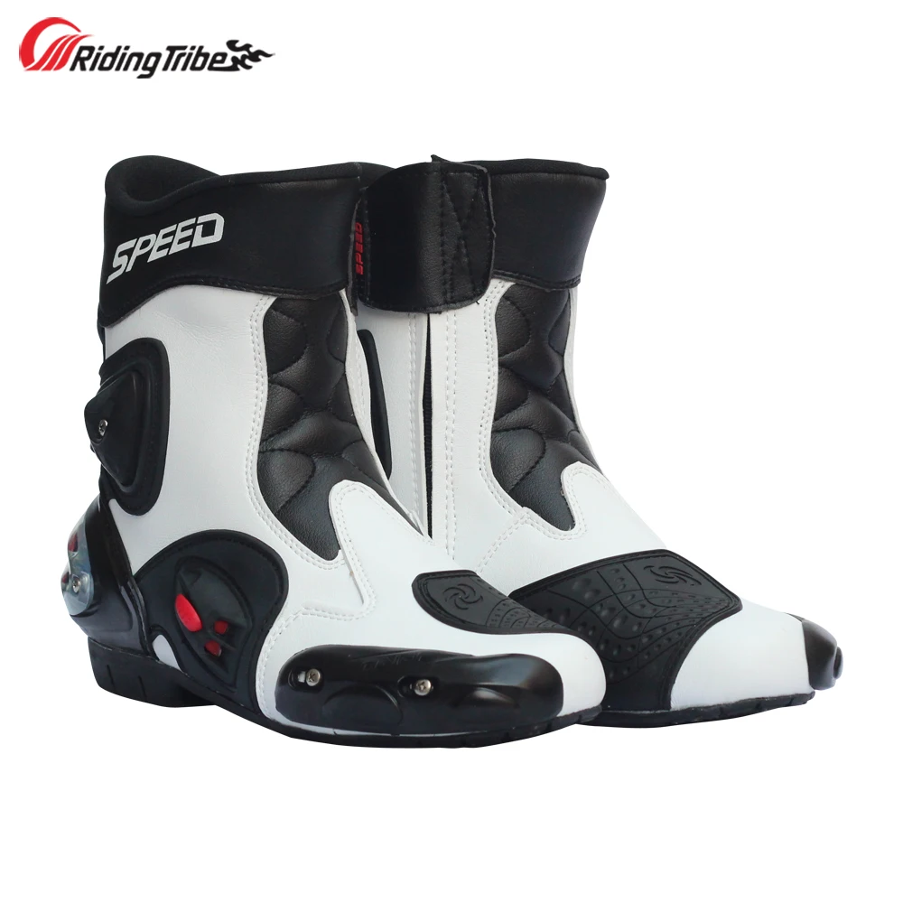 Riding Tribe мужские мотоциклетные гоночные ботинки Защитное снаряжение