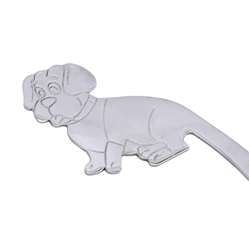 1 шт. нержавеющая сталь собачий хвост мультяшная гитара ложка креативная