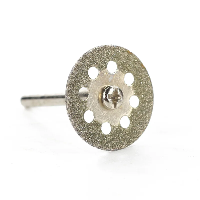 Free Shipping 10pc 22mm Dremel Diamond Cutting Disc For Rotary Tools Accessories with Mandrel 3.2mm | Инструменты