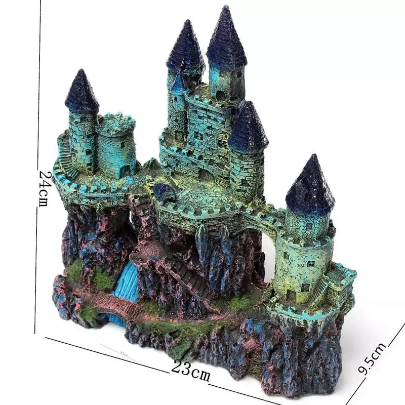 Fish tank decorative resin aquarium water plant crafts wholesale castle. | Дом и сад