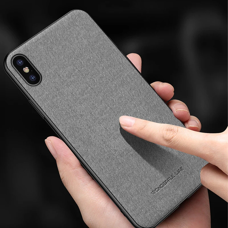 Ультратонкое мягкое силиконовое покрытие из ТПУ с текстурой, чехол для iPhone XS Max x 6s 7 8 Plus, чехол для телефона, винтажный деловой чехол на айфон