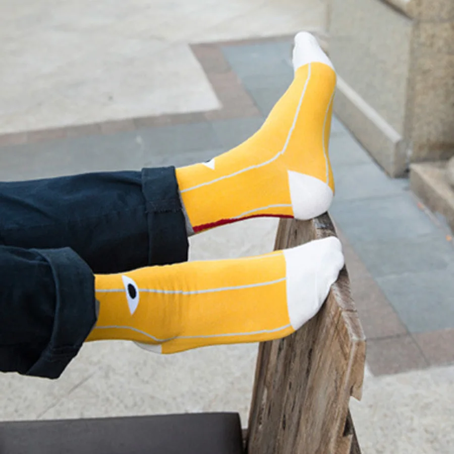 Летние классные мужские носки [COSPLACOOL] с рисунком глаз|men socks|mens socks patternsocks breathable |