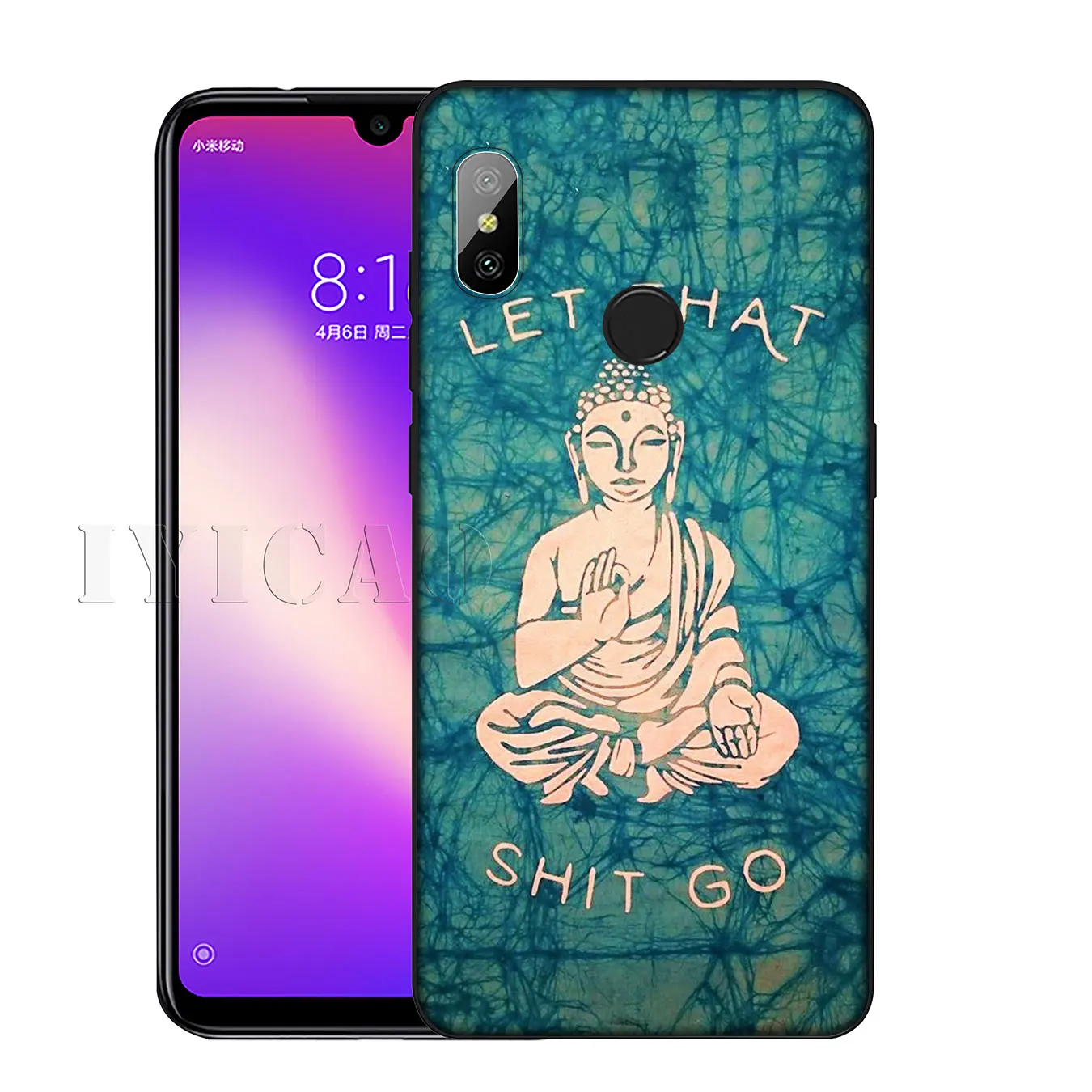 IYICAO Chakra Yoga Fashion Print Soft Silicone Phone Case for Xiaomi Redmi K30 K20 8A 7A 6A 5A S2 GO Note 8 8T 7 5 6 Pro |