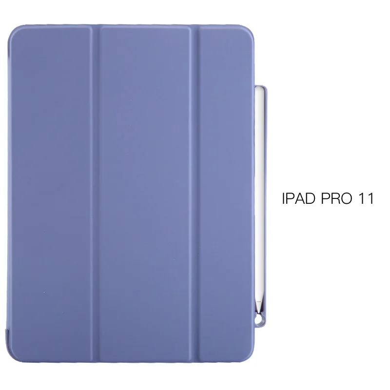 Чехол для Apple iPad Pro 11 дюймов 2018 умный кожаный чехол с держателем карандашом