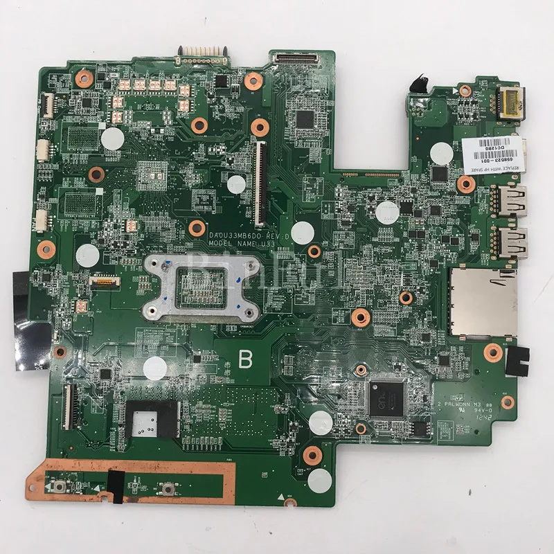 Высококачественная материнская плата для ноутбука Pavilion 14-B 698492-501 DA0U33MB6D0 698523-001 с