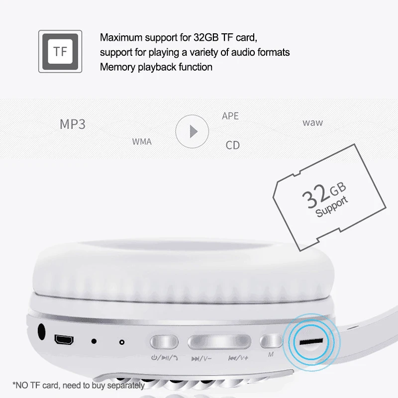 Bluetooth беспроводные наушники свободные руки складная гарнитура наушники-вкладыши