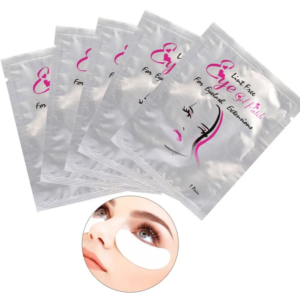 

Hot Sale 100pairs Paper Patches Eyelash Under Eye Pads Lash Eyelash Extension Eye Tips Sticker Wraps Make Up Beauty Tools