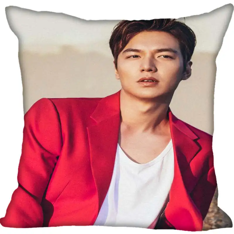 Квадратный чехол для подушки KPOP Lee Min ho на заказ спальни молнии домашняя наволочка