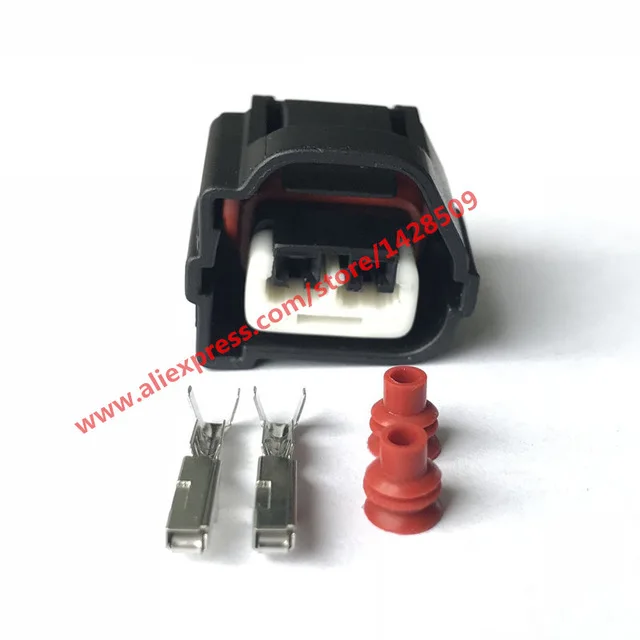 

50/100 Sets Crank Cam Position Angle Sensor Connector 2 Pin Auto Plug 90980-10899 7283-7020-10 For Toyota Celica Camry Lexus