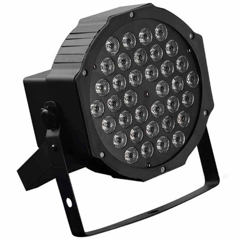 36 светодиодов PAR сценический светильник DMX512 Master Slave плоский DJ оборудование Контроллер вечерние ночной клуб Паб Бар KTV сценический светильник ing EU/US plug