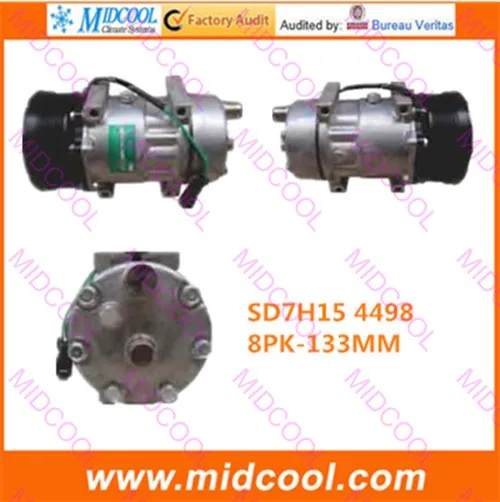 Высокое качество авто AC компрессор SD7H13 8PK 133 мм для SD7H15 4498|compressor|compressor accompressore auto |