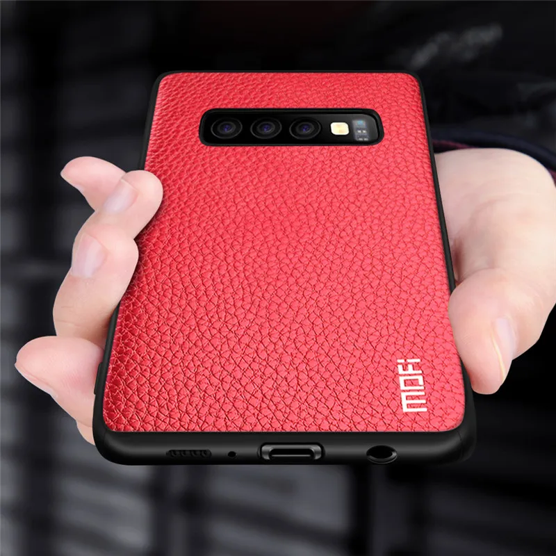 Red Для S10 Plus чехол для samsung S10 Sase чехол для samsung Galaxy S10+ чехол MOFi для Galaxy S10 чехол s противоударный бизнес Capas - Цвет: Red