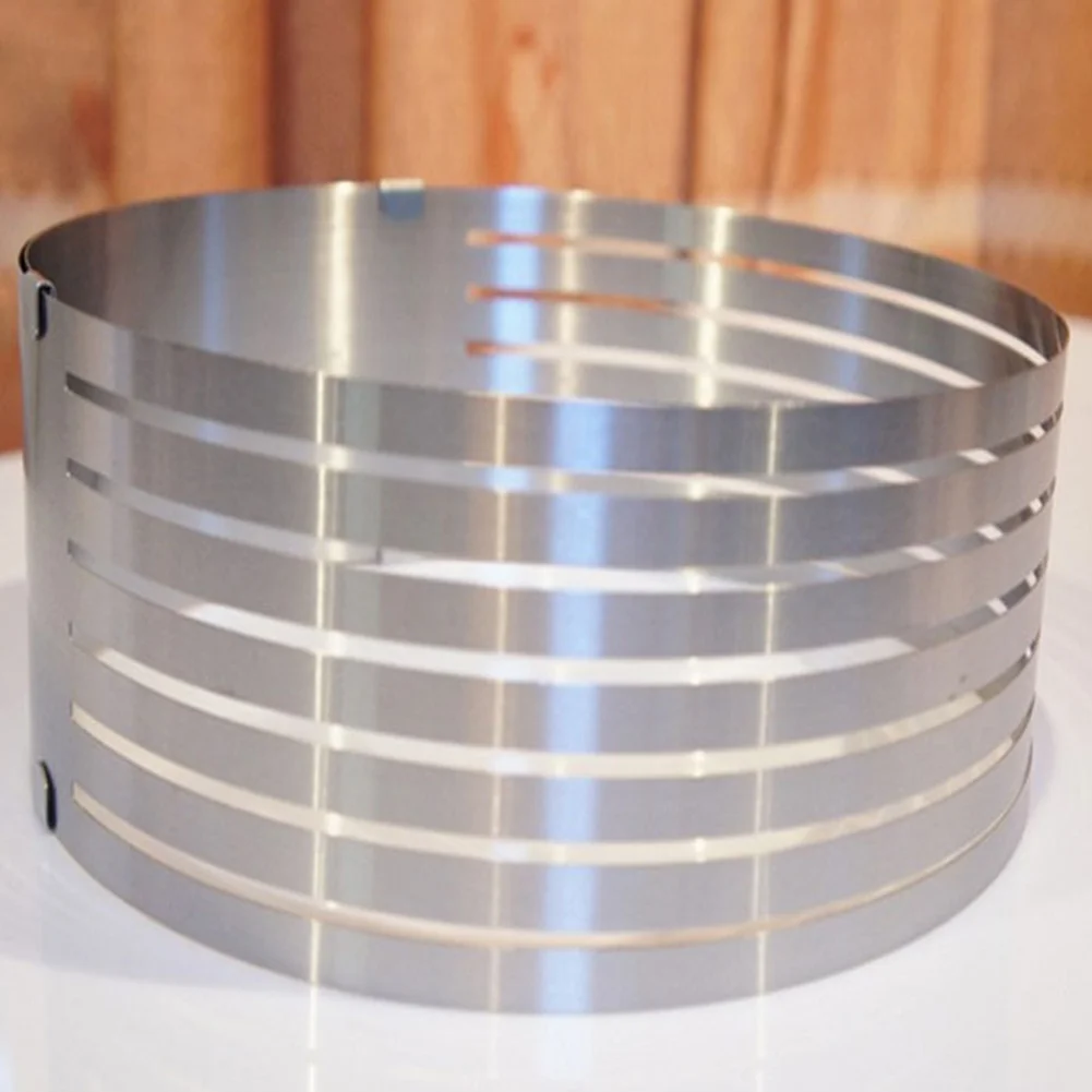 Кольцо кухня слои выпечки Инструмент регулируемый хлеб DIY Slicer Круглая Форма торт