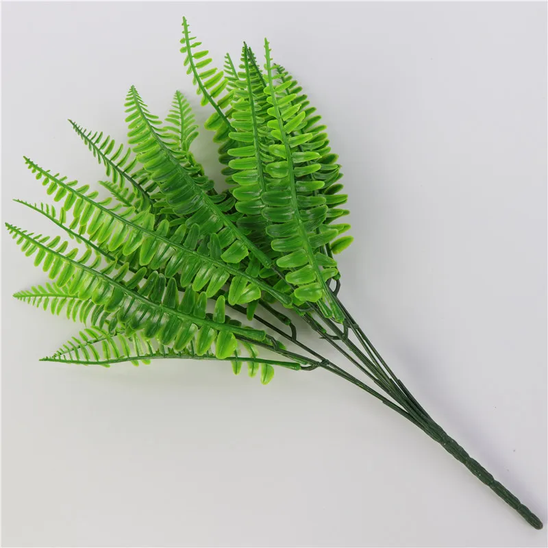 1 ветка искусственных зеленых растений искусственный папоротник персидская