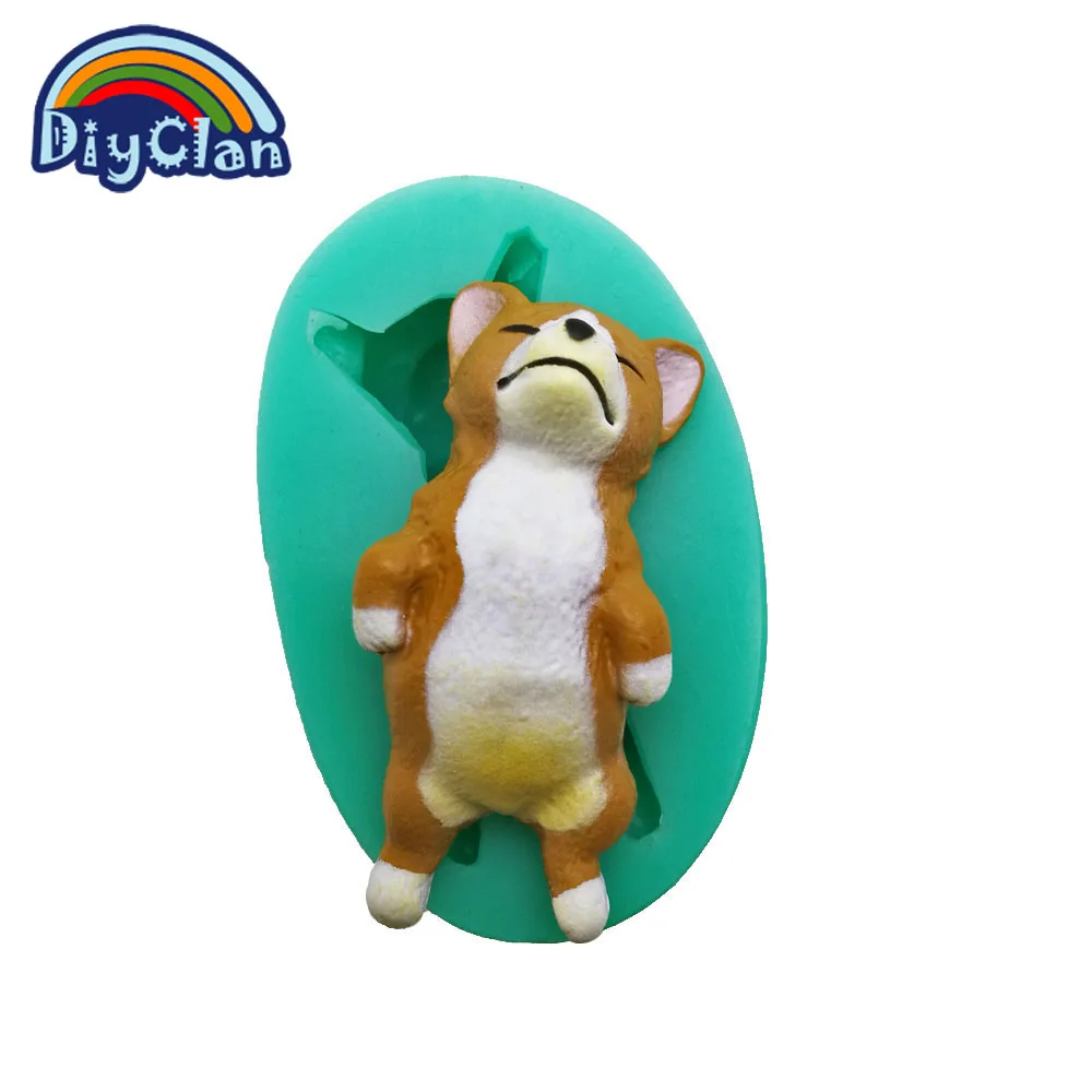 Новинка силиконовая форма для шоколада в виде 2 мультяшных кошек животных конфет