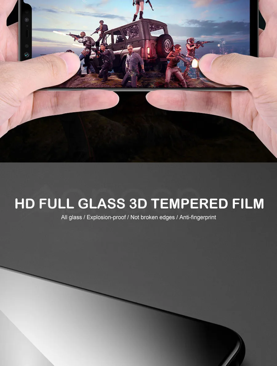 3D полное покрытие Защитное стекло для Xiaomi Mi 8 9 SE A1 A2 Lite Pocophone F1 Max 3 2 Note 3 закаленное защитное стекло для экрана