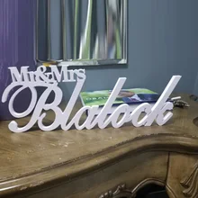 Пользовательское имя Mr& Mrs с фамилией фамилия табличка Персонализированные Свадебные знак Mr и Mrs центральный украшение знак семья