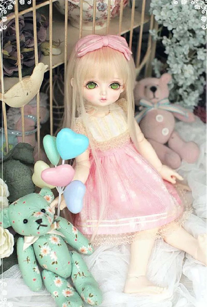 Новое поступление 1/4 шарнирная кукла BJD/SD милая бэмбис из смолы с бесплатными