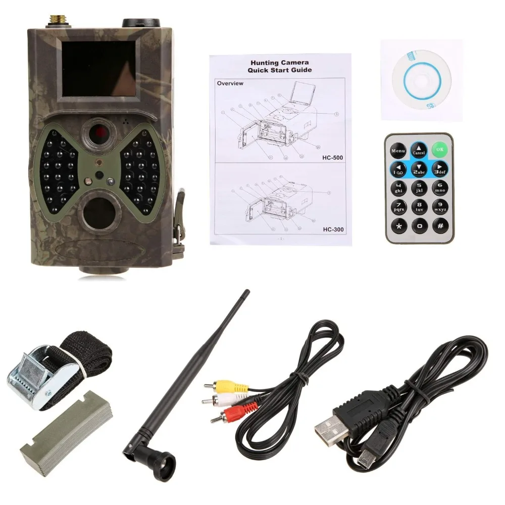 GSM MMS hunting trail camera hc 300m Suntek with 940nm Night vision LEDs infrared outdoor for | Спорт и развлечения
