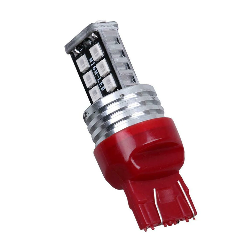 2 шт. 7443 красный светодиодный стробоскопический мигающий задний стоп