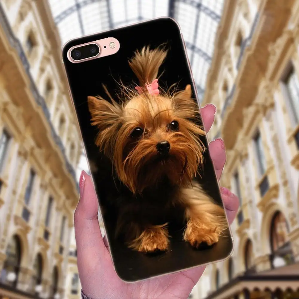 Тонкий чехол из ТПУ для Galaxy J1 J2 J3 J330 J4 J5 J6 J7 J730 J8 2015 2016 2017 2018 mini Pro йоркширский терьер