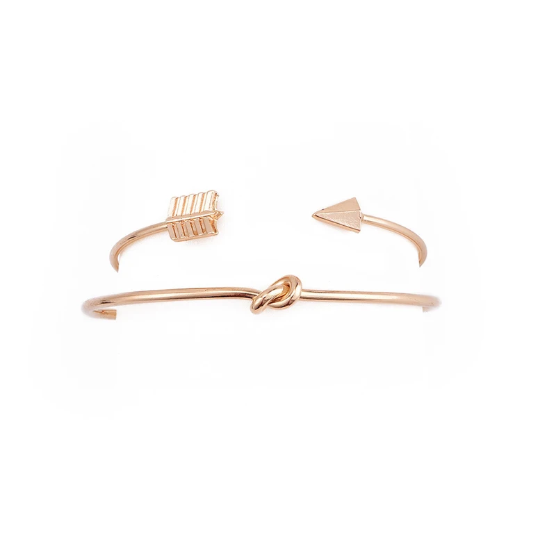 Винтаж манжета браслеты комплект ювелирных изделий для женщин девочек простой