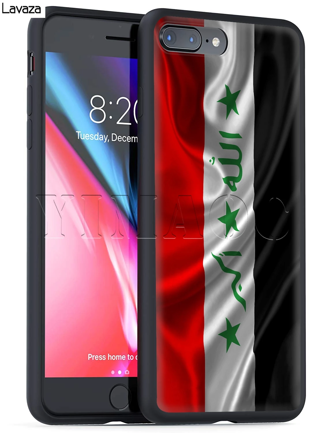 Lavaza Iraq Flag Case for iPhone 11 Pro XS Max XR X 8 7 6 6S Plus 5 5s se |