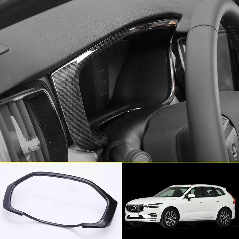 Для VOLVO XC60 2018 левый руль ABS пластик интерьер приборной панели измеритель дисплей