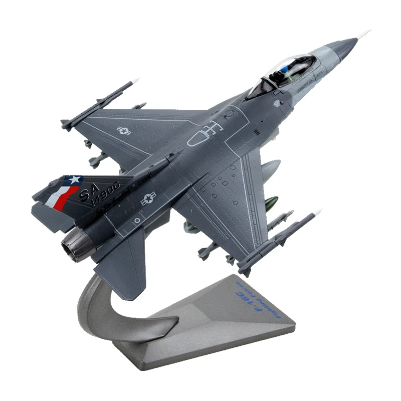 Terebo 1/72 масштаб США F-16 F16 боец сокола литой металлический самолет модель игрушки для подарка/коллекции/украшения
